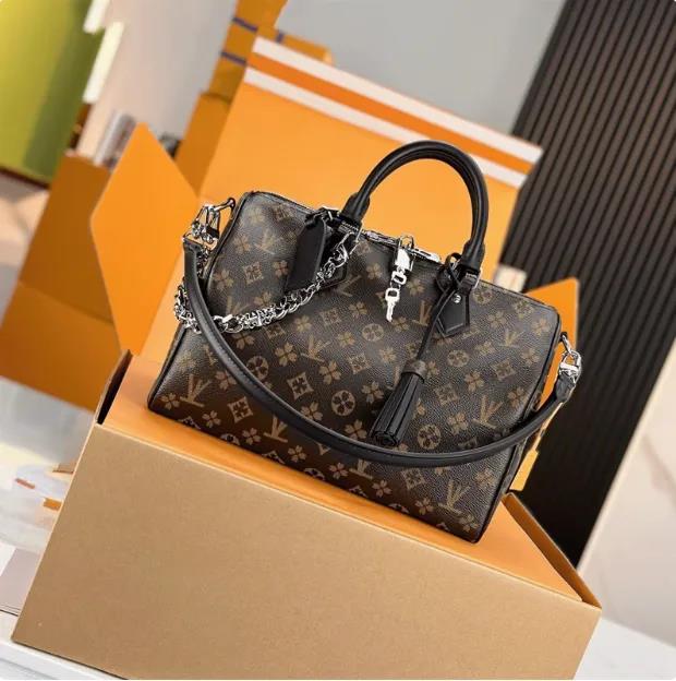higher quality crossbody cherry bags speeds shoulder bag denim fashion letters print flowers shopping handbags travel bags hh
