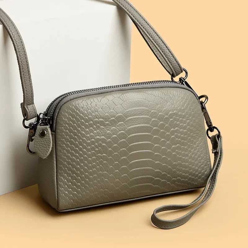 Cross Border Womens Crossbody Small Bag 2024 New Single Shoulder Small Bag Fashion Cow Leather Womens Handbag Trend Z250512