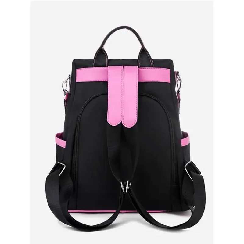 Oxford Fabric Backpack Large Capacity Multi-Layer Storage Solid Color and Fashion Backpacks for Women Z250512