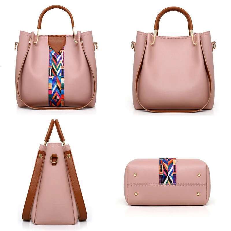 4 Pcs Handbag Large Capacity Tote Women's Bag Fashion Shoulder Bag,Wallet,Card Case