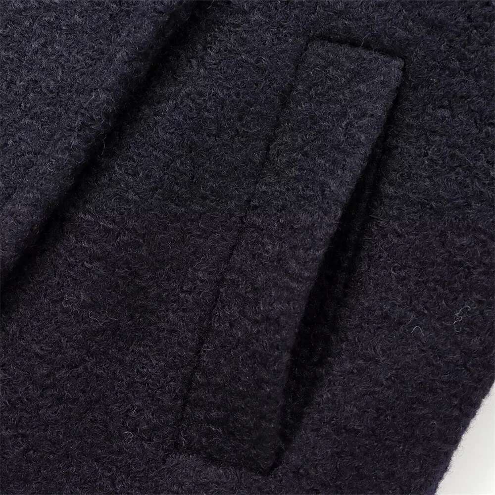 RARF Autumn New Women's European and American Style French Design Fashion Pearl Leather Double breasted Coat