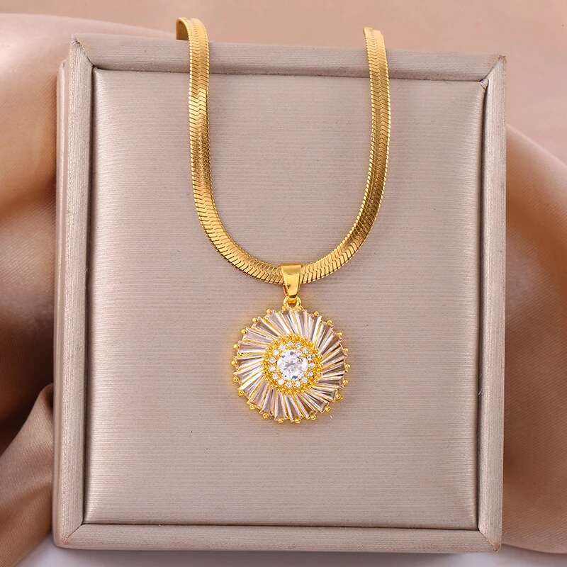Women's Titanium Steel Snake Braided Necklace