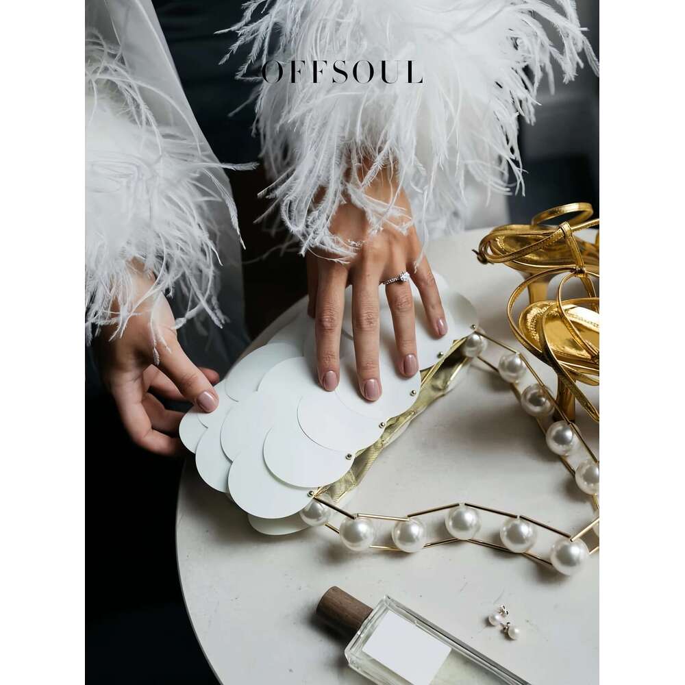 Korean Style Fragrance Exquisite Pearl Shoulder Strap Versatile New Small Fresh Wedding Banquet Sequin Clutch Bag Fashion Party Armpit Handbag