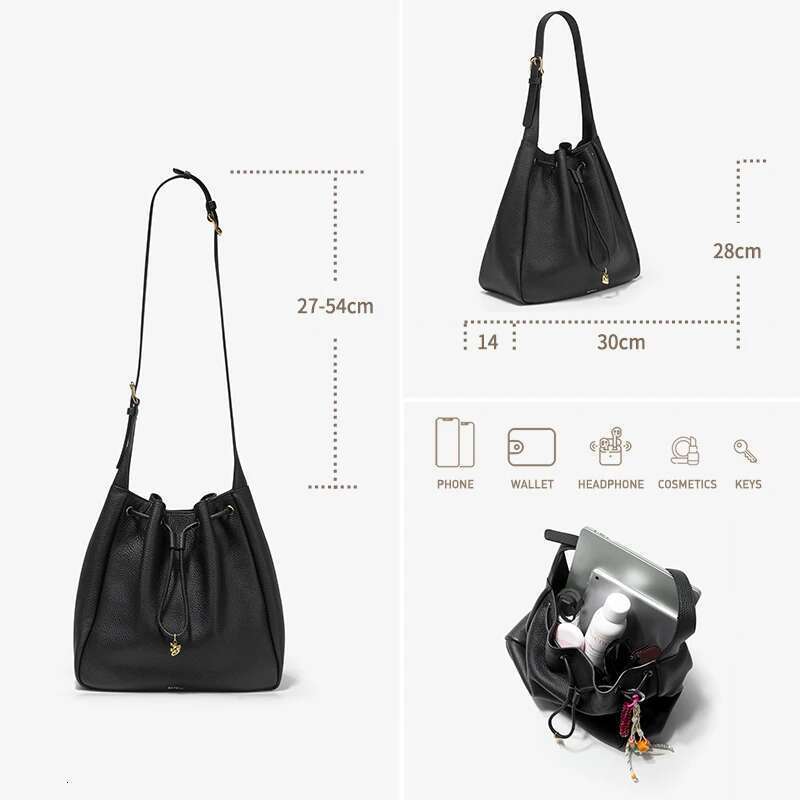 BAFELLI Women's NEW BAGS FASHION LEATHER HANDBAGS STYLISH 2025 HIGH QUALITY DESIGNER BRAND CAPACITY LADIES SHOULDER PURSE