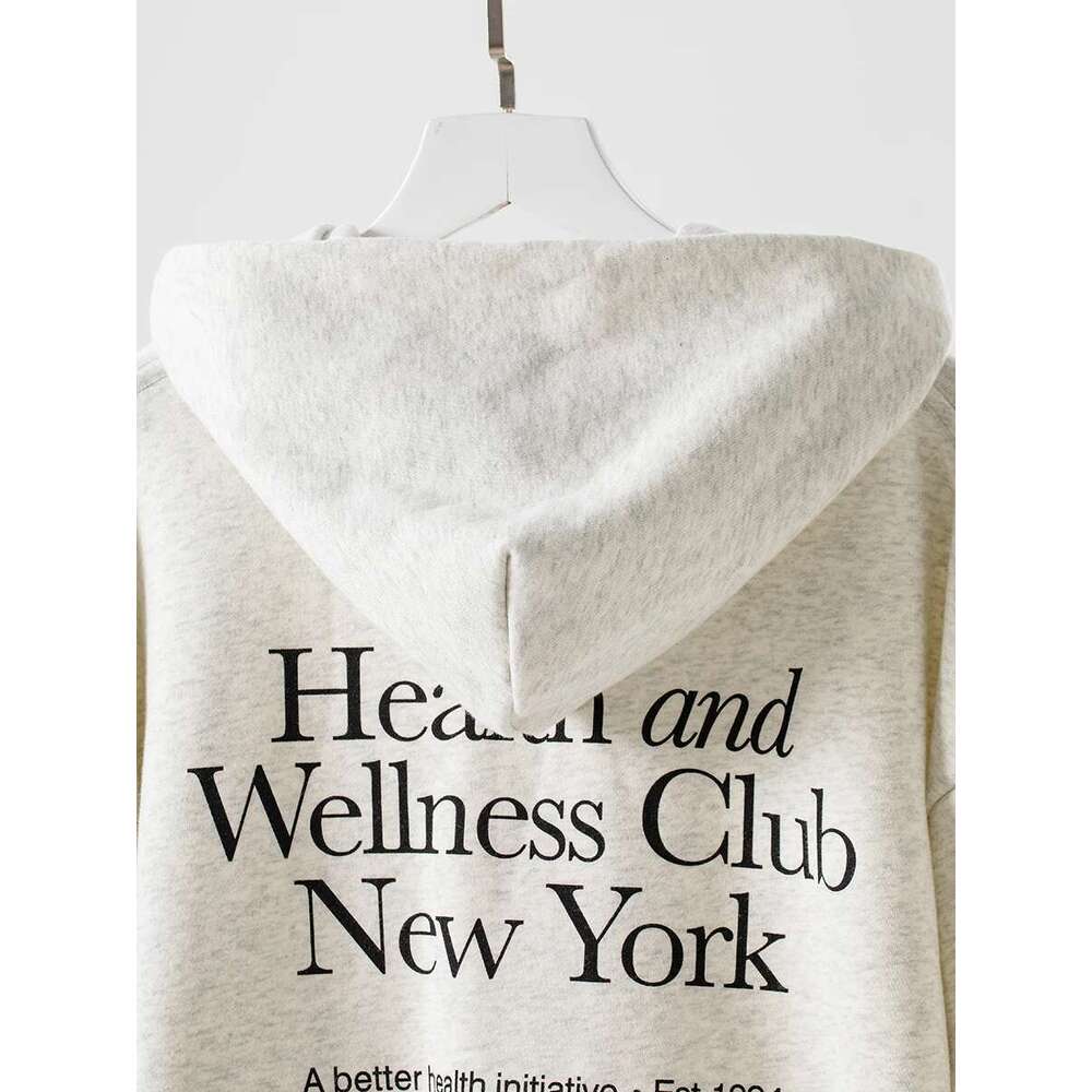 Letter Printed Sport Sweatshirts For Women Loose Casual Long Sleeve Hooded Sweatshirt 2024 New Streetwear Fashion Pullover Tops