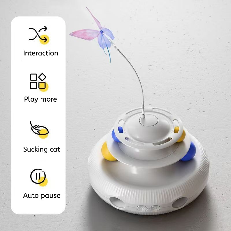 Electric Cat Toy Spinner - Interactive Pet Playtime Fun