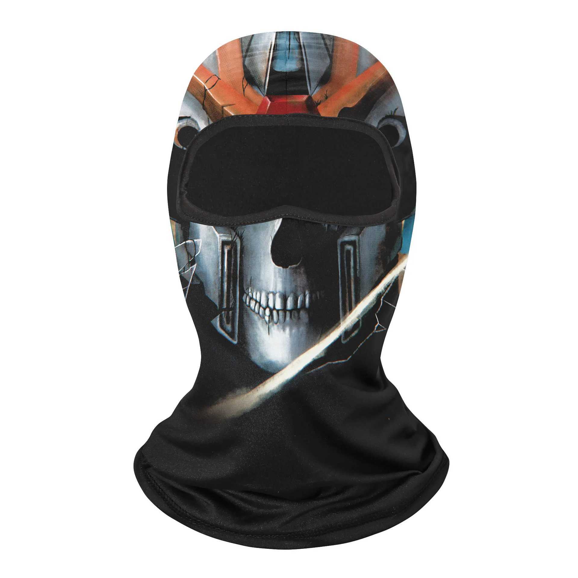 Outdoor Sunscreen Balaclava Motorcycle Skull Face Mask Quick-dry Riding Helmet Liner Cap Venom Ski Mask MTB Bicycle HeadgearW250512