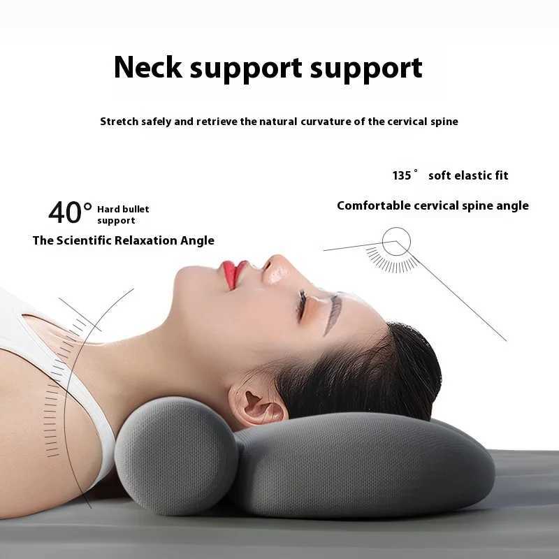 Upgraded Version Popular Wormwood Hot Compress Cervical Pillow for Heating Cylinder Protecting Cervical Spine and Aiding SleepW250512