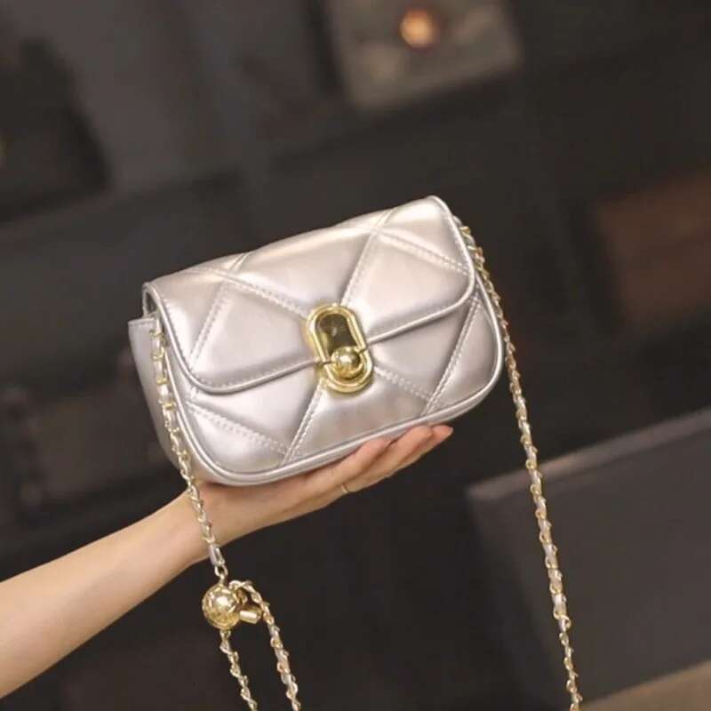 2024 New Summer Mobile Phone Single Shoulder Square Bag, Office Small Handbag, Popular Crossbody Bag