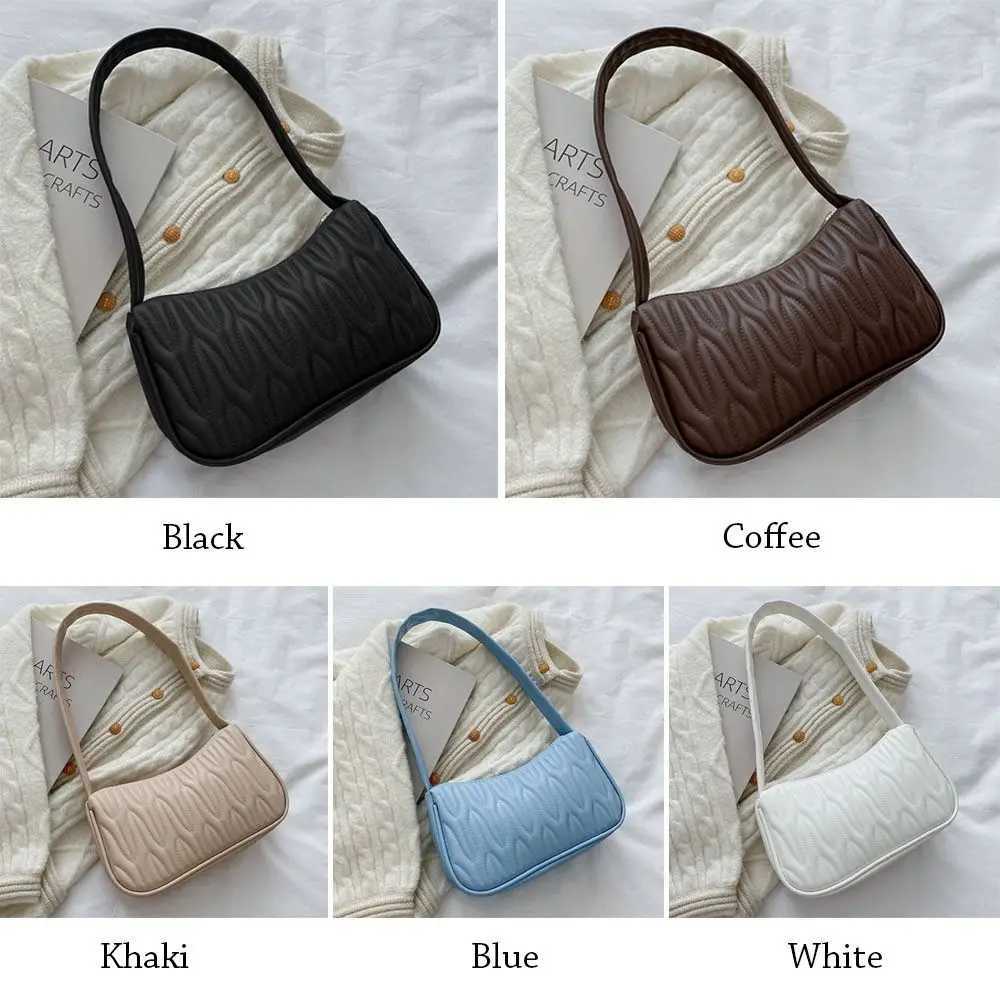Fashion Women Handbag PU Leather Shoulder Bags Female Casual Solid Color Messenger Bag for Women Luxury Underarm BagXJ250512