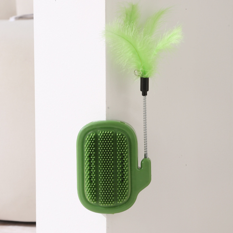 New Toy Itching and Furing Device Cactus Cat Scratching Board Stickable Face Rubbing Tool Pet Supplies