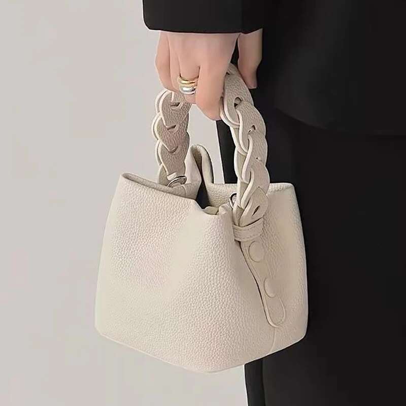 2024 New Soft Leather Handbag For Women Fashion Solid Color Versatile Mini Crossbody Bags Simple Cute Female Small Square Bag