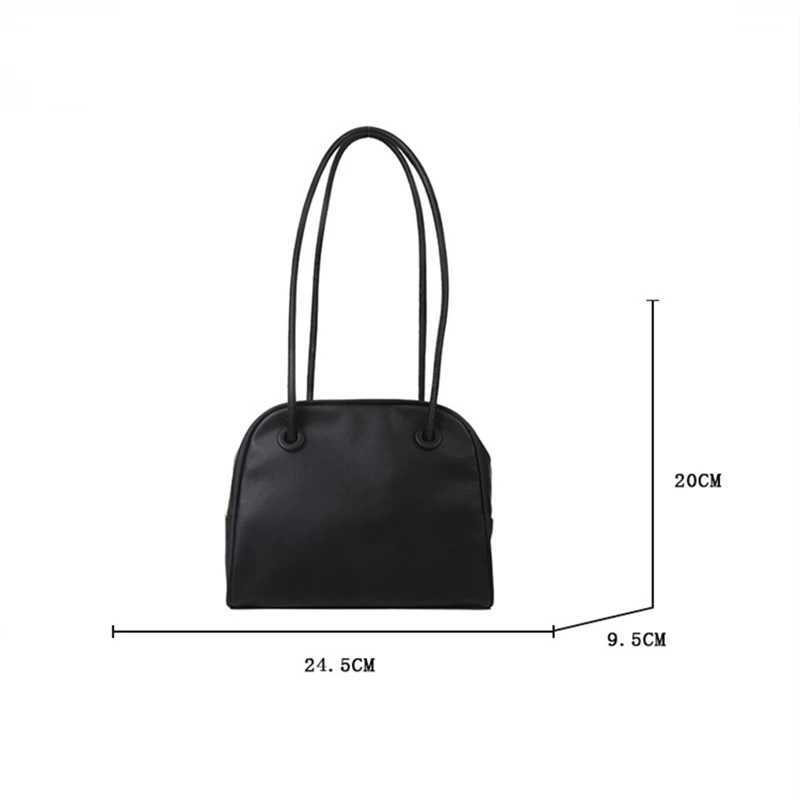 Soft PU Leather Ladies Underarm Bag Solid Color Handbag Fashion Shoulder Bags for Women Female Small Square Tote Bag Z250512