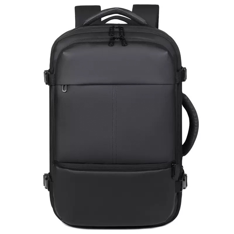 High end men's backpack with large capacity and expandable backpack for business travel, men's commuting bag, fashionable computer bag