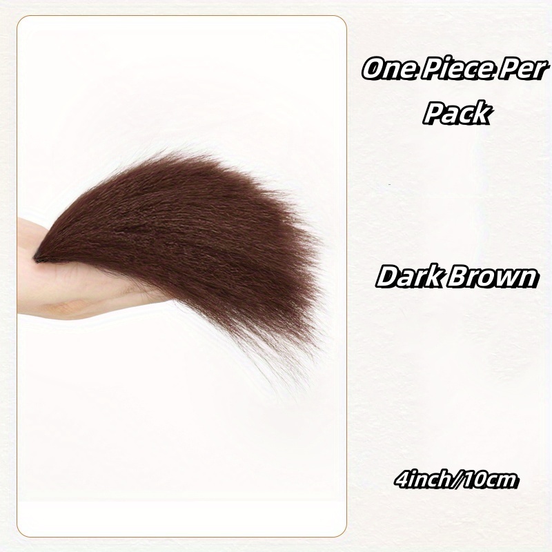 4-inch high-temperature protein filament fluffy hair accessories to create a plump and beautiful hairstyle secret weapon: invisible seamless hair acce