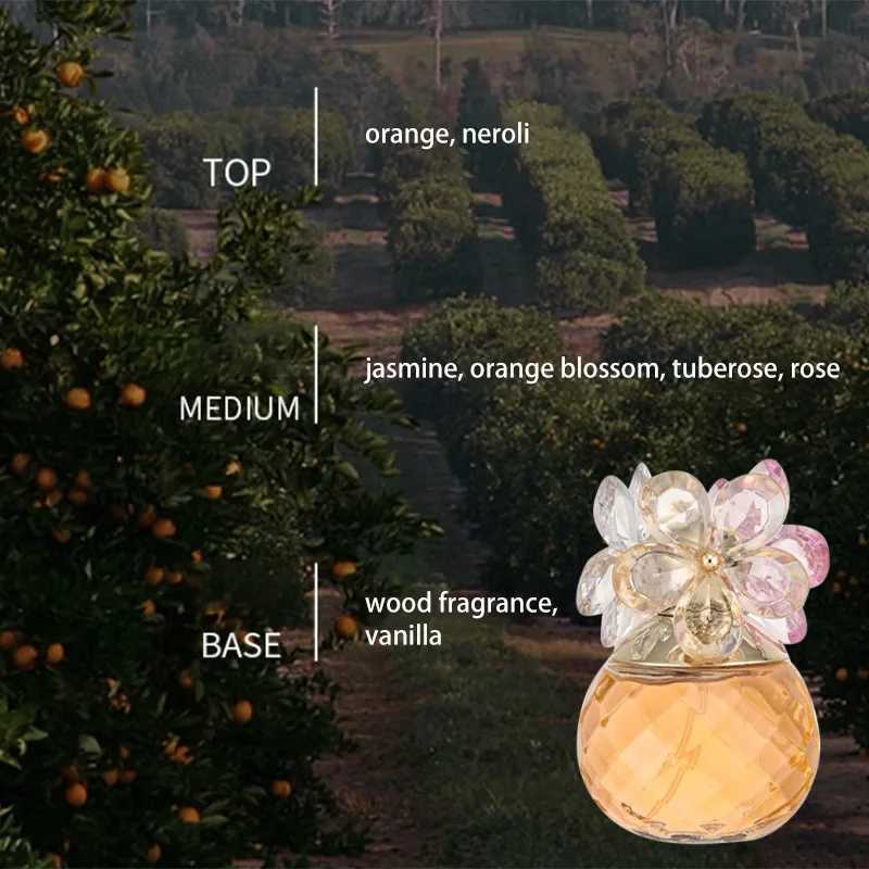 Petal Perfume For Women Light Fragrance Fresh Natural Whisper Garden 60ml French Fragrance Crystal Daisy Fragrance Body SprayXJ250512