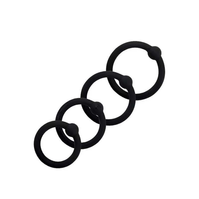 Adjustable Penis Ring Rope Sex Toys for Adults Men Silicone Ejaculation Delay Cock Scrotum Ring Male Lasting Cockring Penis Ring W250512
