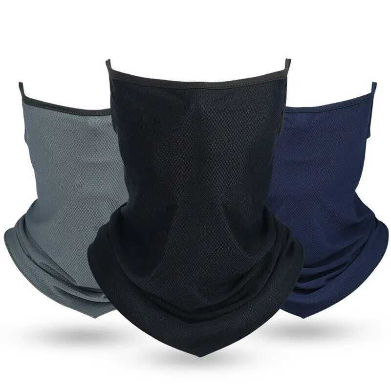 Balaclava Neck Gaiter Face Cover with Ear Loops Scarf Bandana UV Sun Protection Face Mask for Outdoor SportsW250512