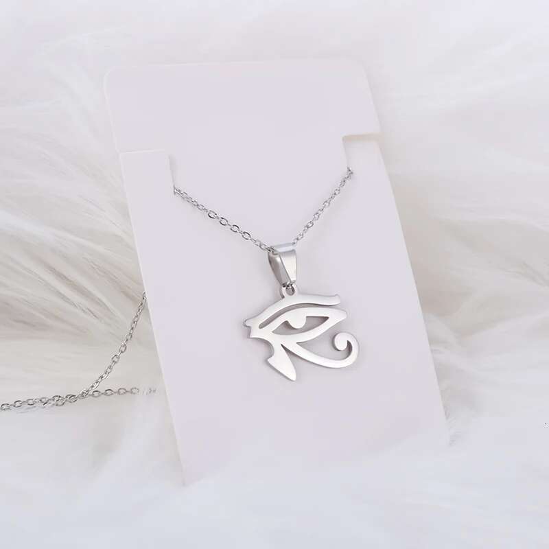 Stainless Steel Eye Mountain Necklace
