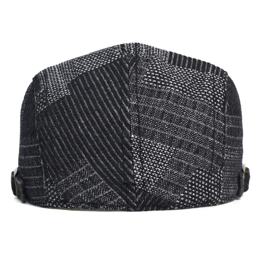 Four Seasons Soft Denim Beret Hat Washed Distressed Peaked Cap Adjustable Cotton sboy Vintage Ivy Hats Flat 250512