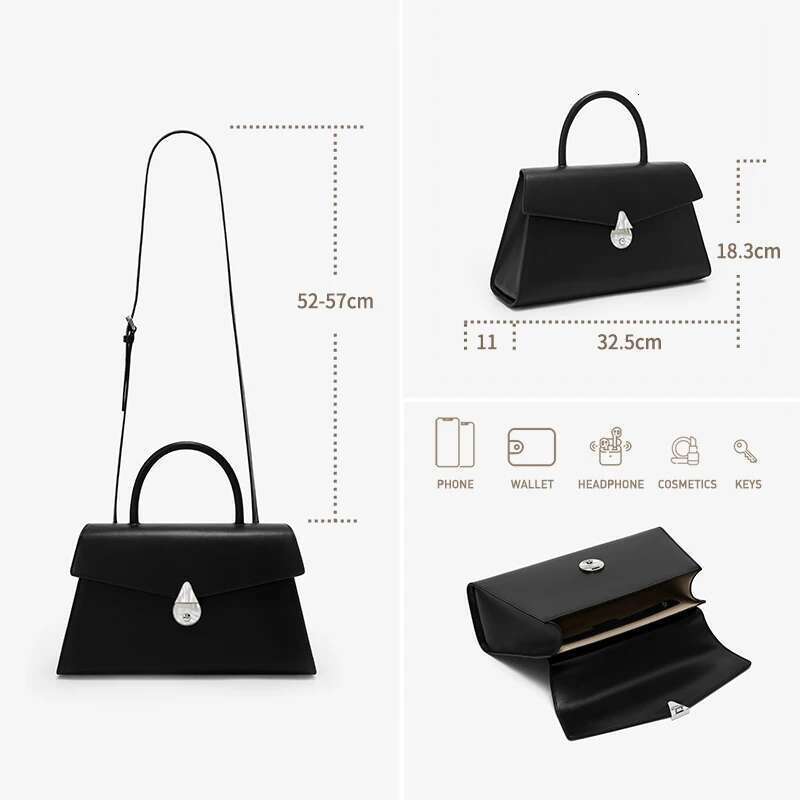 2025 FASHION DESIGNER ORIGINAL STYLISH LEATHER HANDBAG Women's BAG BUSINESS PURSE FEMALE TREND SHOULDER OL BRAND LADY