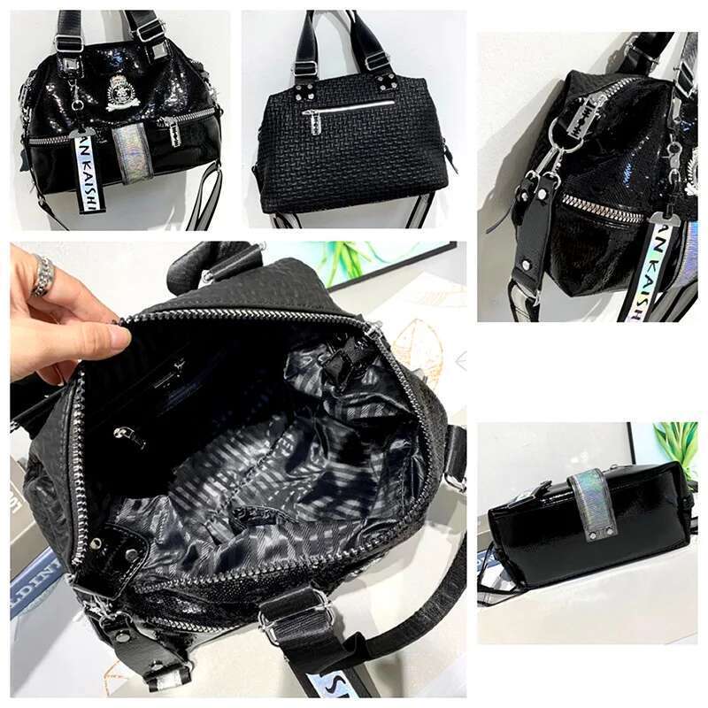 Large Capacity Women Handbag 2021 New Fashion Trend Tote Sequins Sier Casual Single Diagonal Bag Shoulder Bags Bolsa Feminina