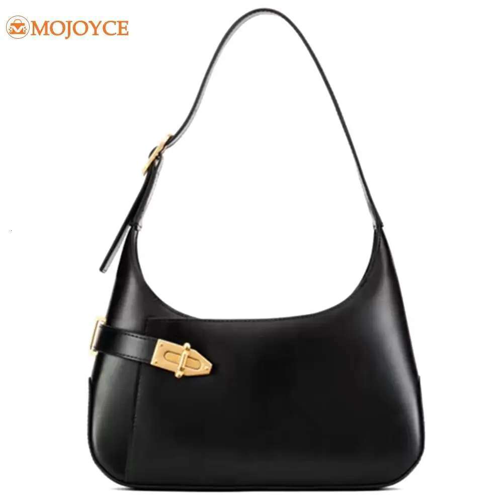 Black Vintage PU Shoulder for Women High-end Armpit Simple Solid Underarm Ladies Chic Hobo Bags Designer Bag Bolsas