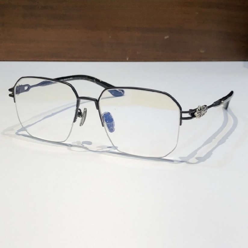 High Quality Men optical glasses Classic Luxury Designer Women eyeglass Titanium Punk Business Design Prescription Spectacle Frames with box 8154 SIZE