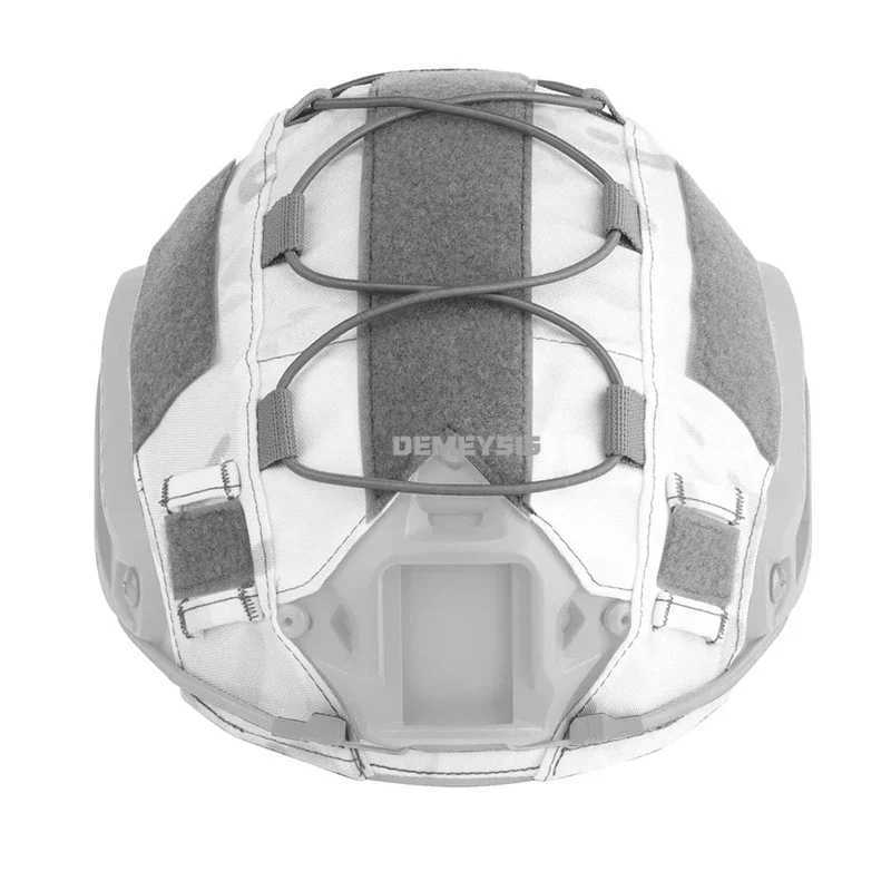 Airsoft Helmet Cover Camouflage Tactical FAST Helmet Cloth Hunting Shooting Helmet Accessories with Elastic CordW250512