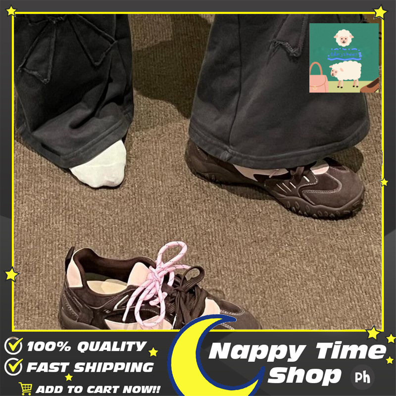 Ddmysheep Ddmysheep Spring New Comfortable Breathable Fashionable Casual Forrest Gump Thick Soled German Training Versatile Women S Shoes Outdoor