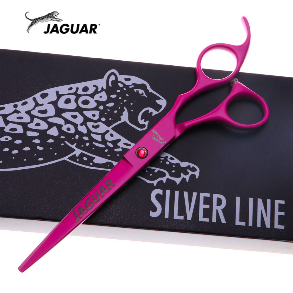 Professional Hairdressing Scissors 7 Inch Cutting Barber Shears Pet Scissors Pink Style