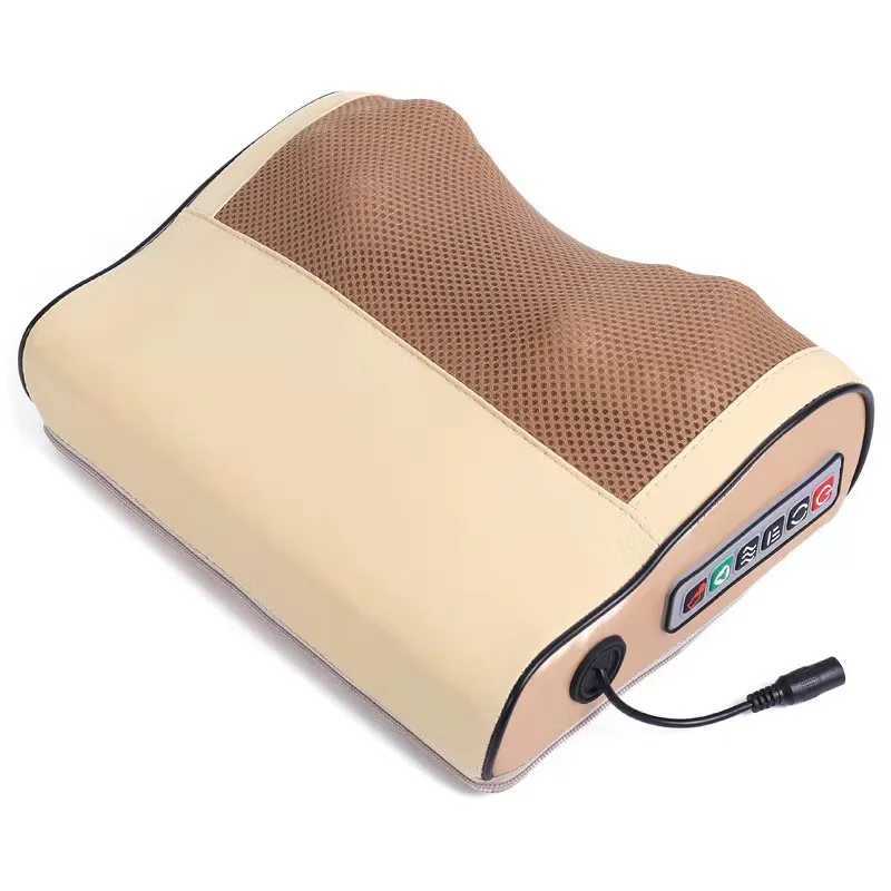6 Key Smart Cervical Neck Shoulder Electric Waist Back Shiatsu Massage Pillow Heated Car Seat Massage Neck and Shoulder MassagerW250512