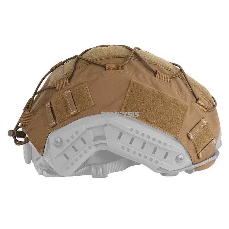 Airsoft Helmet Cover Camouflage Tactical FAST Helmet Cloth Hunting Shooting Helmet Accessories with Elastic CordW250512