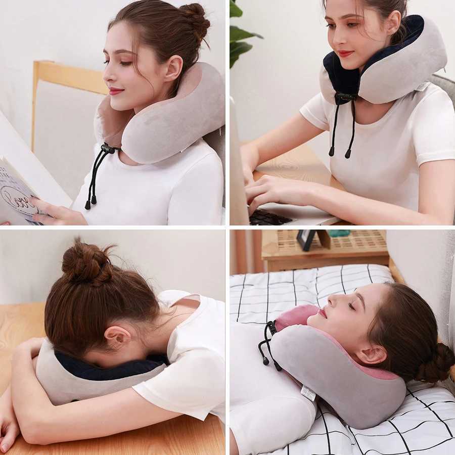 Rechargeable Neck Massager U shaped Pillow Multifunctional Portable Shoulder Cervical Massager Outdoor Home Car Relaxing MassageW250512