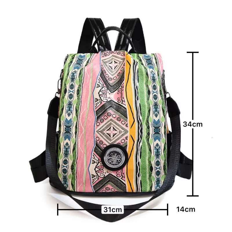 Fashion Personality Shoulder Bag Trend New Travel Backpack Cross-border Hot Models High-grade Women's Bags with Large Capacity