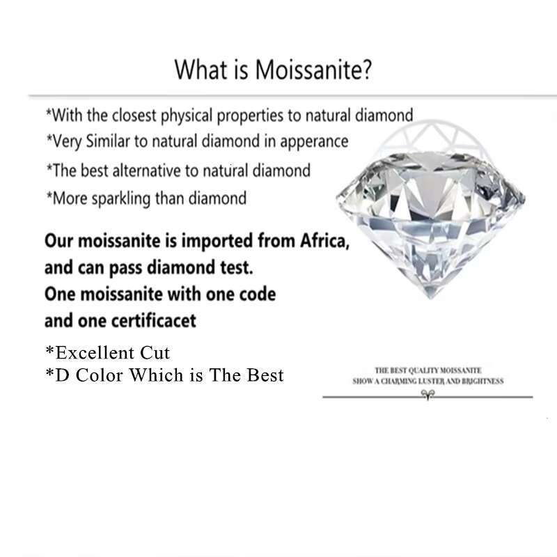 Classic Pass Diamond Test Round Excellent Cut 1 Ct Black Moissanite Ring 925 Silver Vintage Wedding Rings New Arrival Jewelry