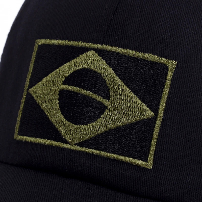Brazilian flag camouflage baseball cap fashion jungle combat caps adjustable outdoor cotton casual hat hip hop sports hats 250512