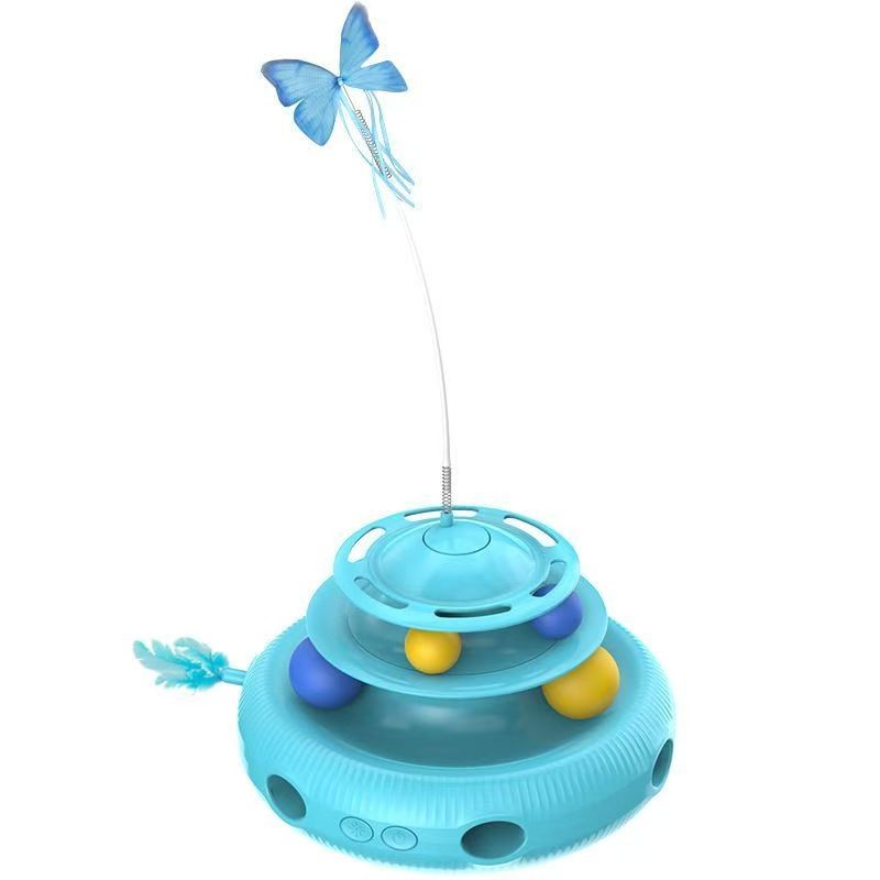 Electric Cat Toy Spinner - Interactive Pet Playtime Fun