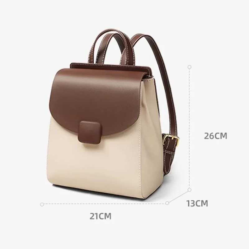 Cross-border New High End Backpack Fashionable Small Backpack Leisure Large Capacity Commuting College Student Travel Backpack Z250512