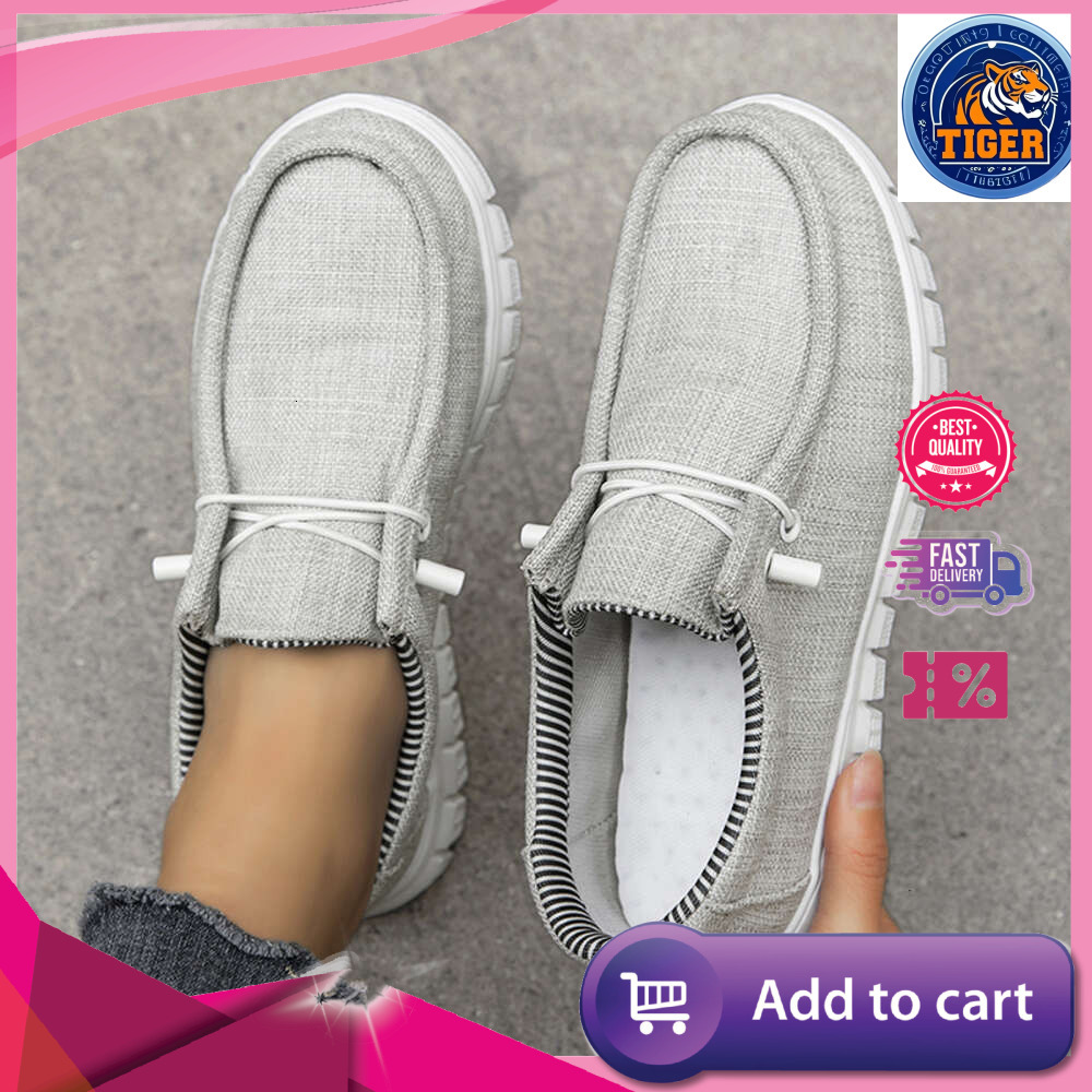 Ddmytiger Canvas Shoes Summer For Women Classic Loafers Breathable And Comfortable Slip On Walking Sneakers Unisex Boat Outdoor Shoes
