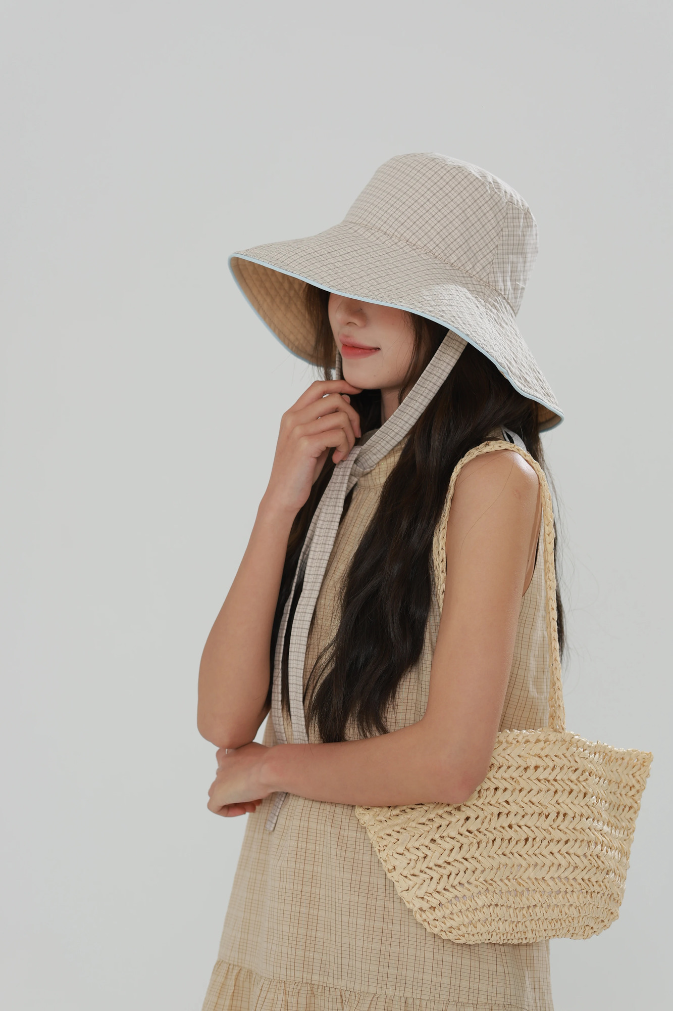 Wide Brim Sun Hat Women AntiUV Protection Hiking Fisherman Cap Fold Summer Solid Beach hat 250512
