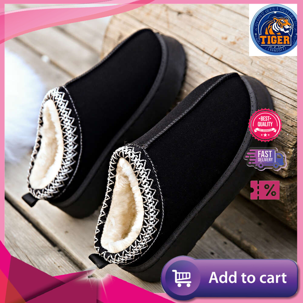 Ddmytiger Cotton Large Size Shoes For Women S Fashion Warmth And Comfort Snow Outdoor Shoes