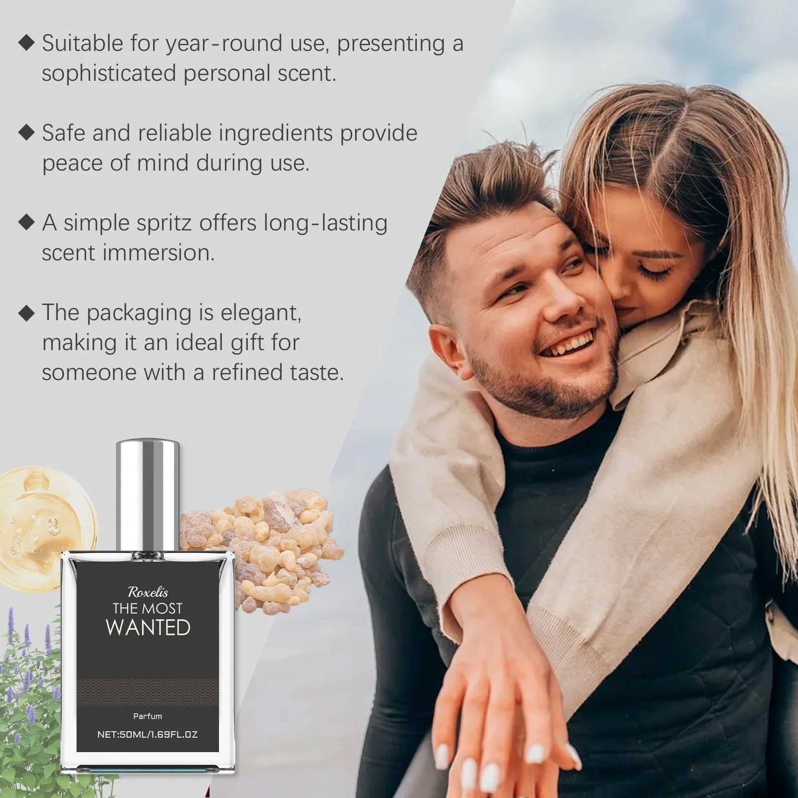 Roxelis 50ml Glamour Cologne Perfume Freshing Blue Ocean Fragrance Dating Attract With Lasting Scent Flirting Atmosphere PerfumeXJ250512