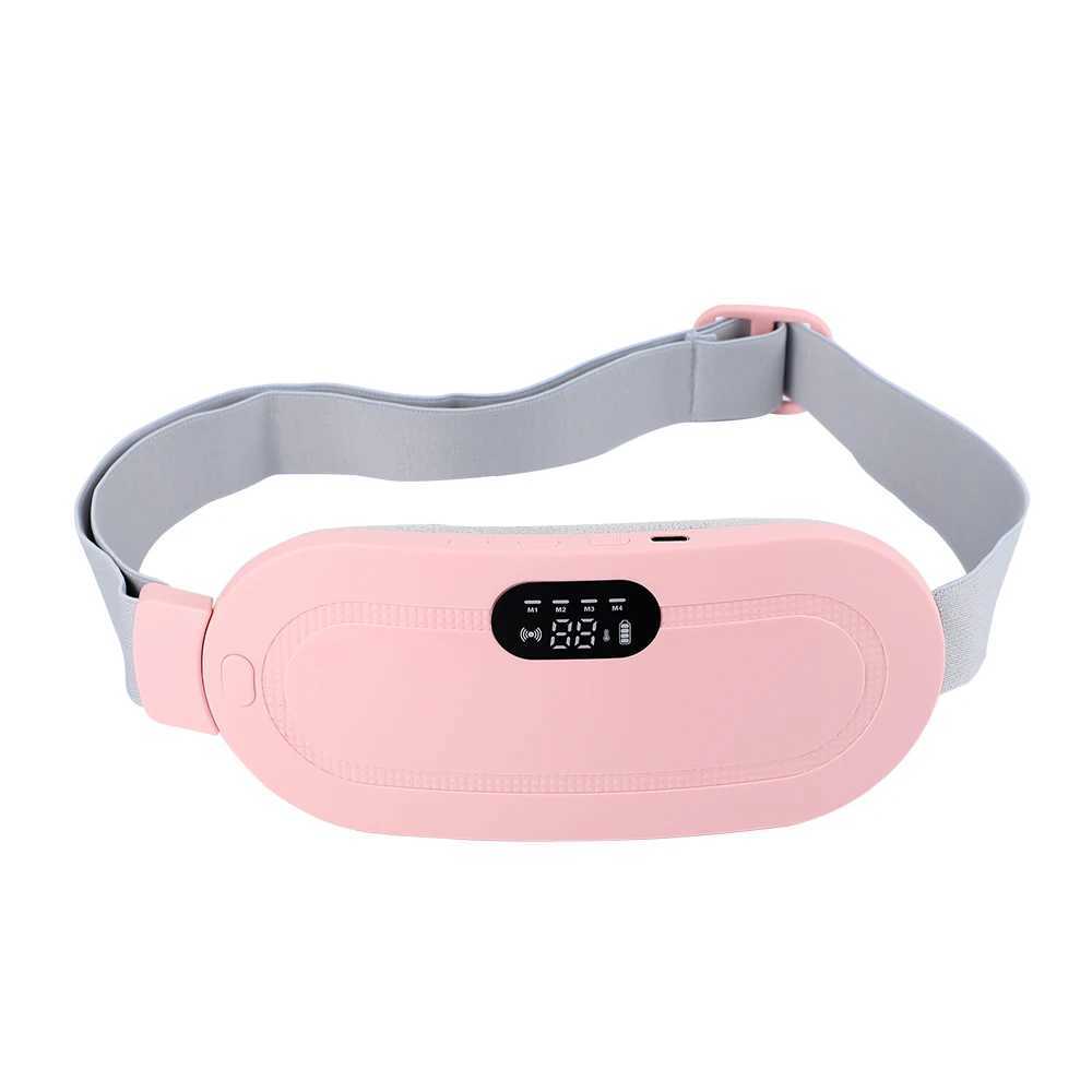 Menstrual Heating Pad Abdominal Massager Warm Palace Belt Waist Vibration Massage Device for Cramps Period Pain Relief DorpshipW250512