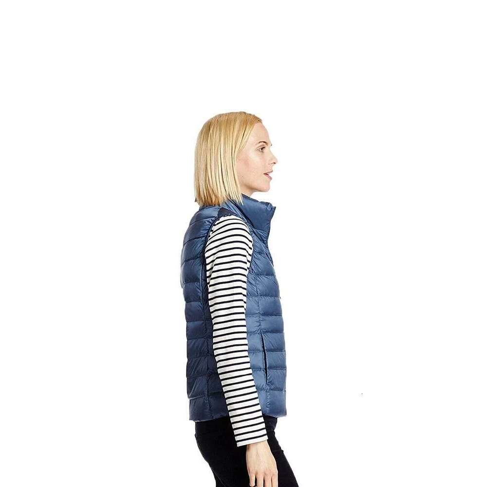 Newbang 9Xl 8Xl Women Sleeveless Coat Winter Ultra Light White Duck Down Female Slim Vest Women's Windproof Warm Waistcoat Designer