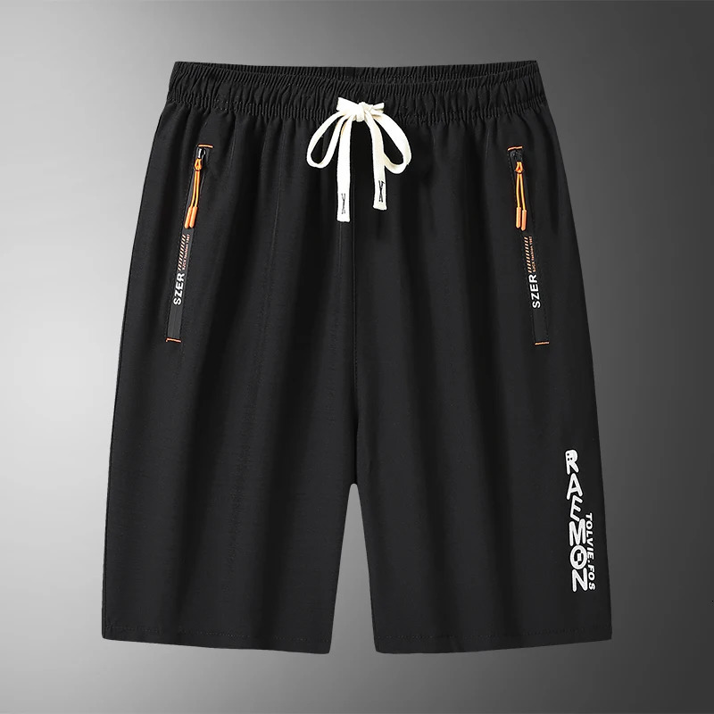 Summer Mens Elastic Waistband Stretchy Casual Shorts for Outdoor Sports Activities and Beach Quick-Dry Breathable n 250509