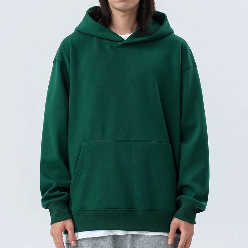 16.9Oz 480Gsm Heavy Weight Cotton Plus Veet Hooded Sweater Men Thickened Tight Polar Fleece Pullover Hoodie Women Sweatshirt-250512