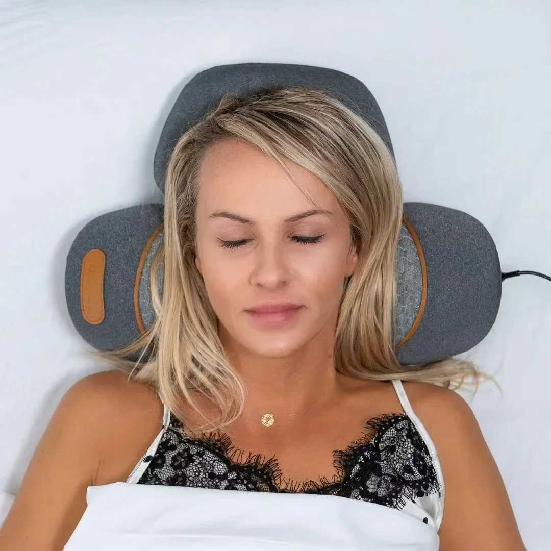 Okayso Massage Pillow Neck Hump 3-in-1 Neck Massage Pillow Heated Massage Neck Pillow Memory Foam PillowsW250512