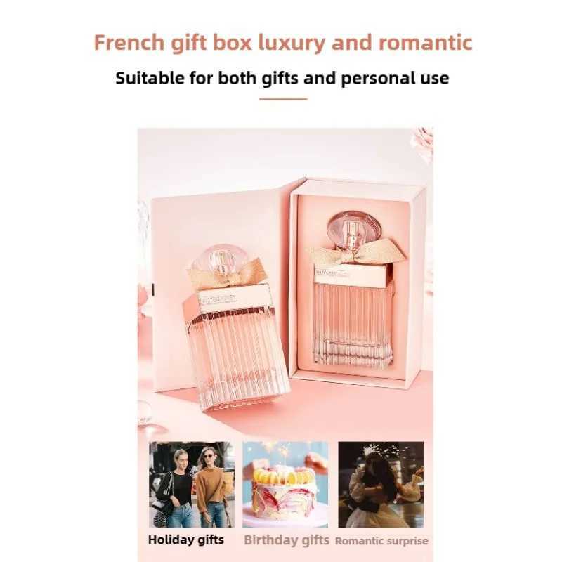 Elegant Rose Gold Perfume for Women 100ml Long-Lasting Floral Oriental Scent with Orange Blossom Tuberose Musk 24-Hour FragranceXJ250512