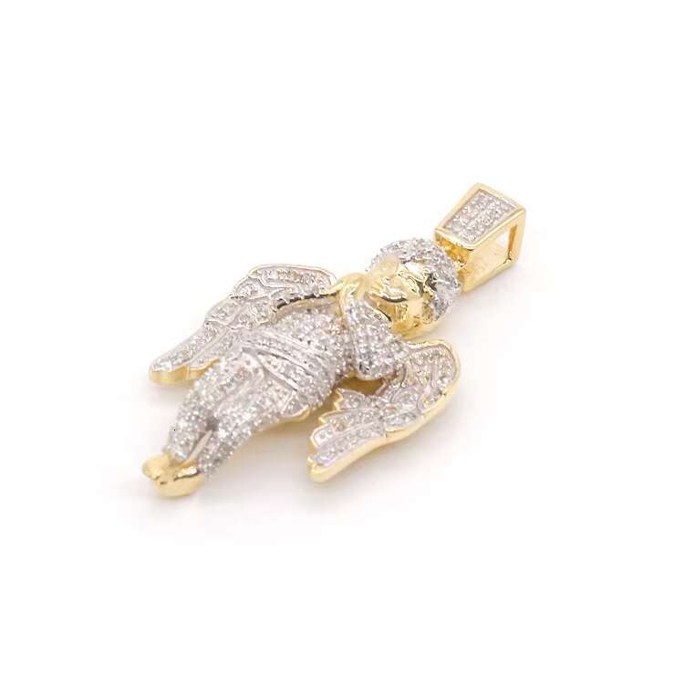 Jewelry Moissanite Diamonds Custom Necklace Pendant Initial Hip Hop 925 Silver Custom Pendant